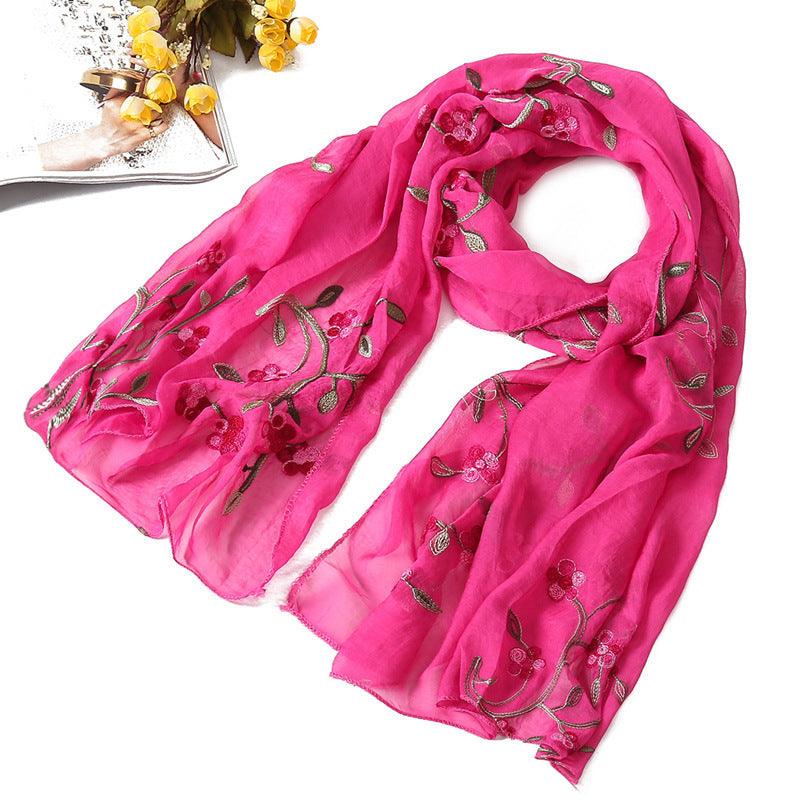 Ladies Silk Scarf Shawl scarves, Shawls & Hats