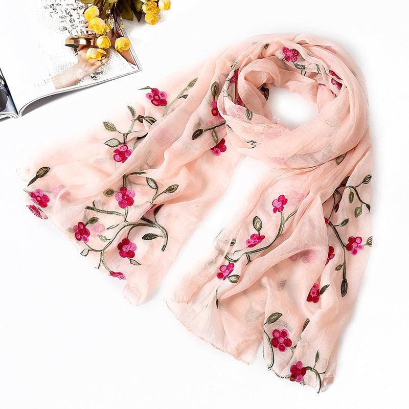 Ladies Silk Scarf Shawl scarves, Shawls & Hats