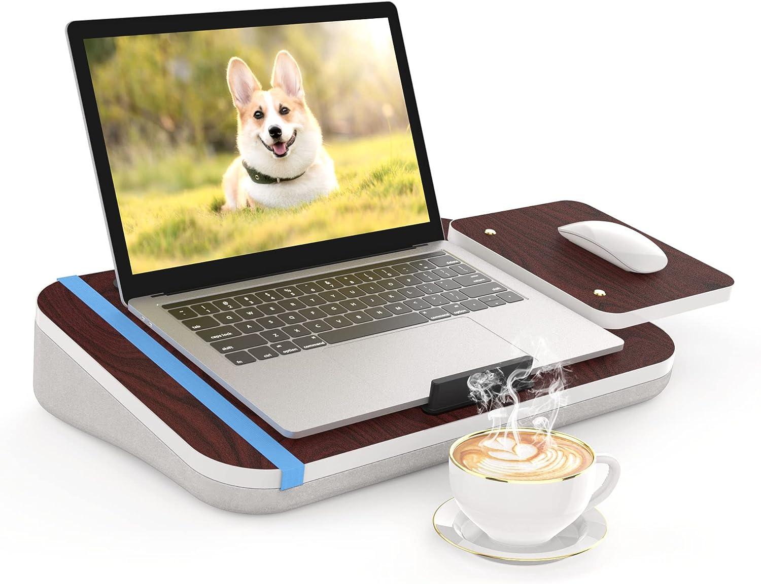 Lap Desk With Cushion And Detachable Mouse Tray Home product