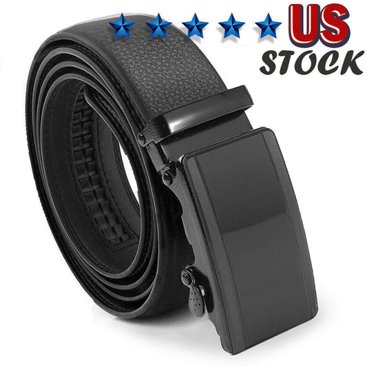 Leather Belt For Men Automatic Buckle Closure shoes, Bags & accessories