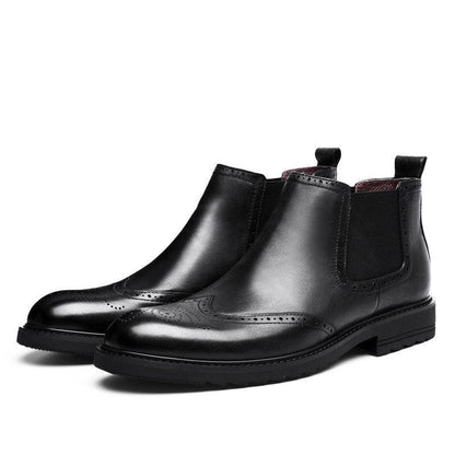 Leather Martin Boots Men's Block shoes, Bags & accessories