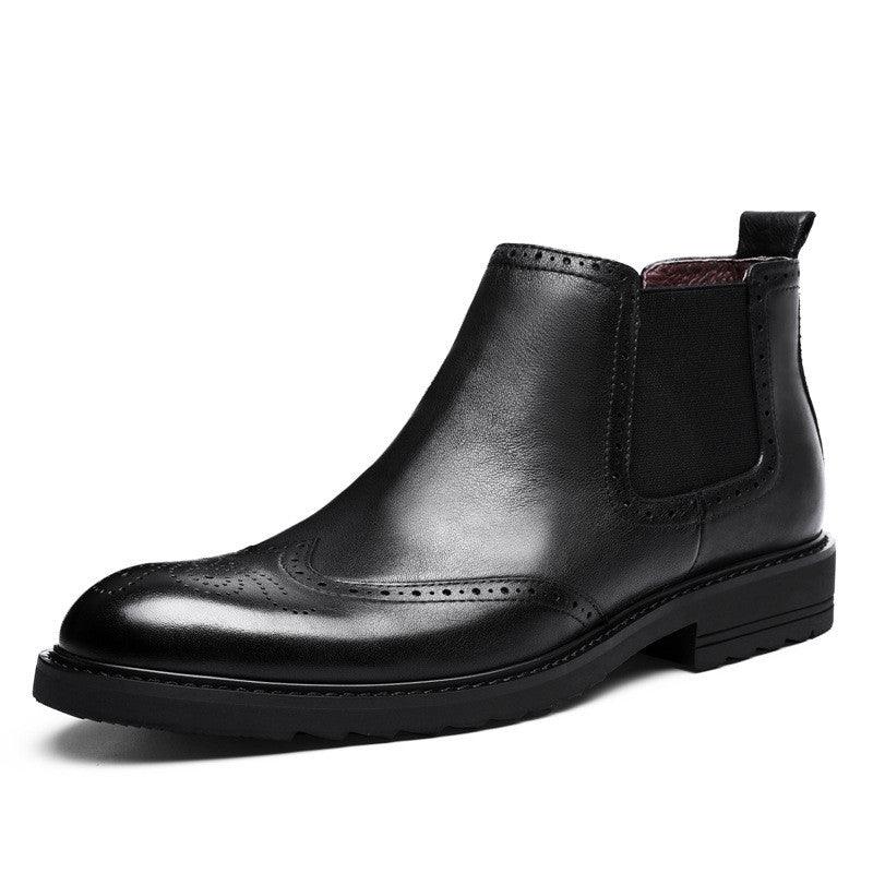 Leather Martin Boots Men's Block shoes, Bags & accessories