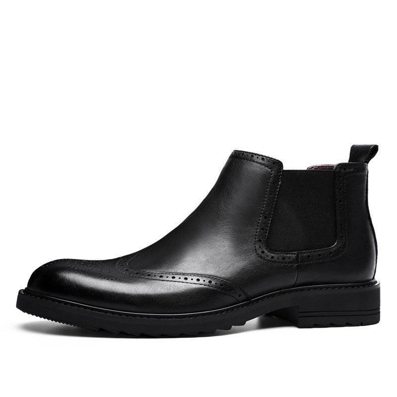 Leather Martin Boots Men's Block shoes, Bags & accessories