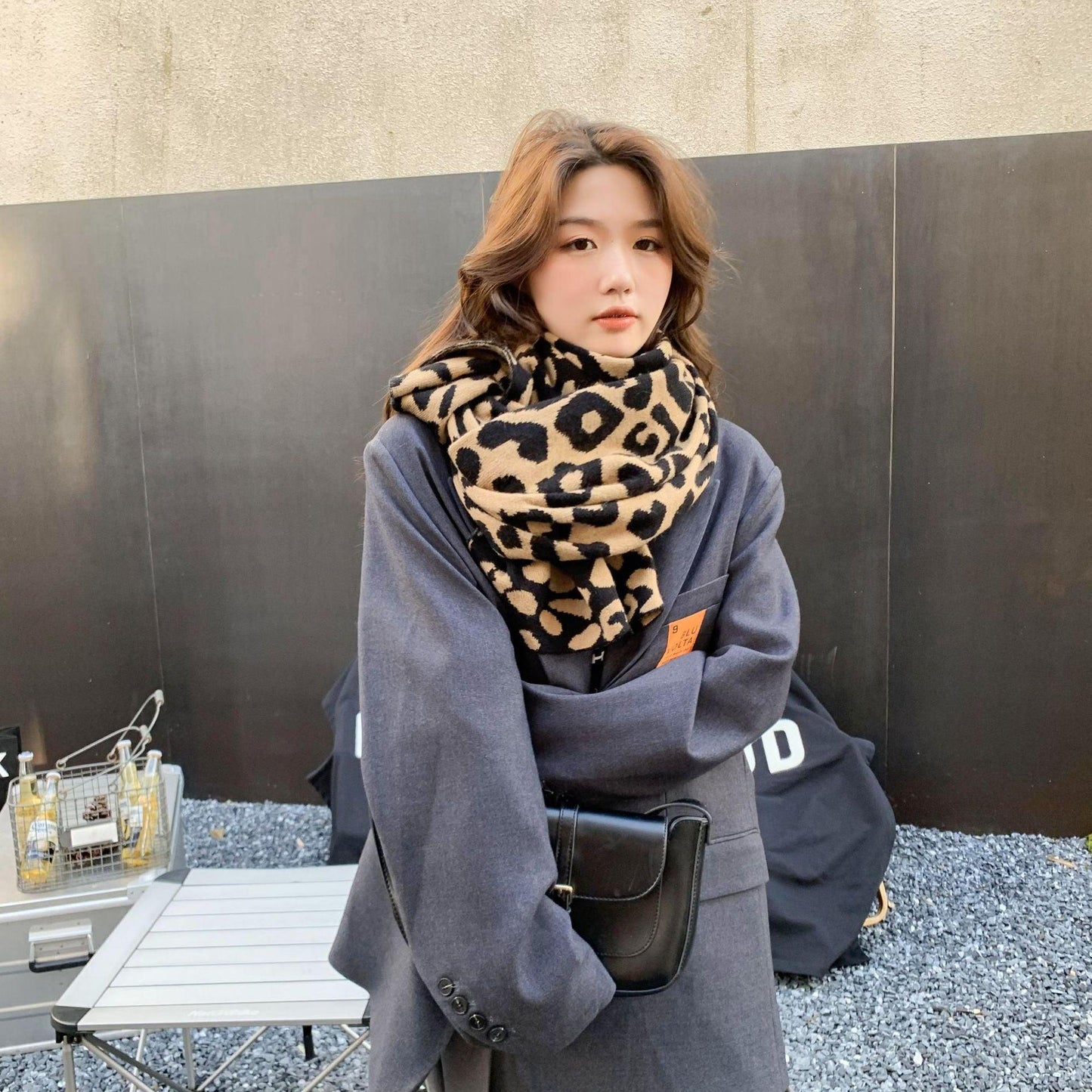 Leopard Scarf Versatile Warm for Women scarves, Shawls & Hats