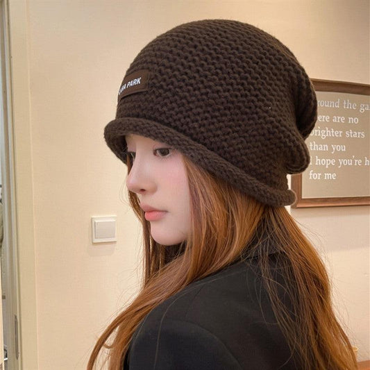 Letter Wool Knitted Sleeve Cap Women scarves, Shawls & Hats