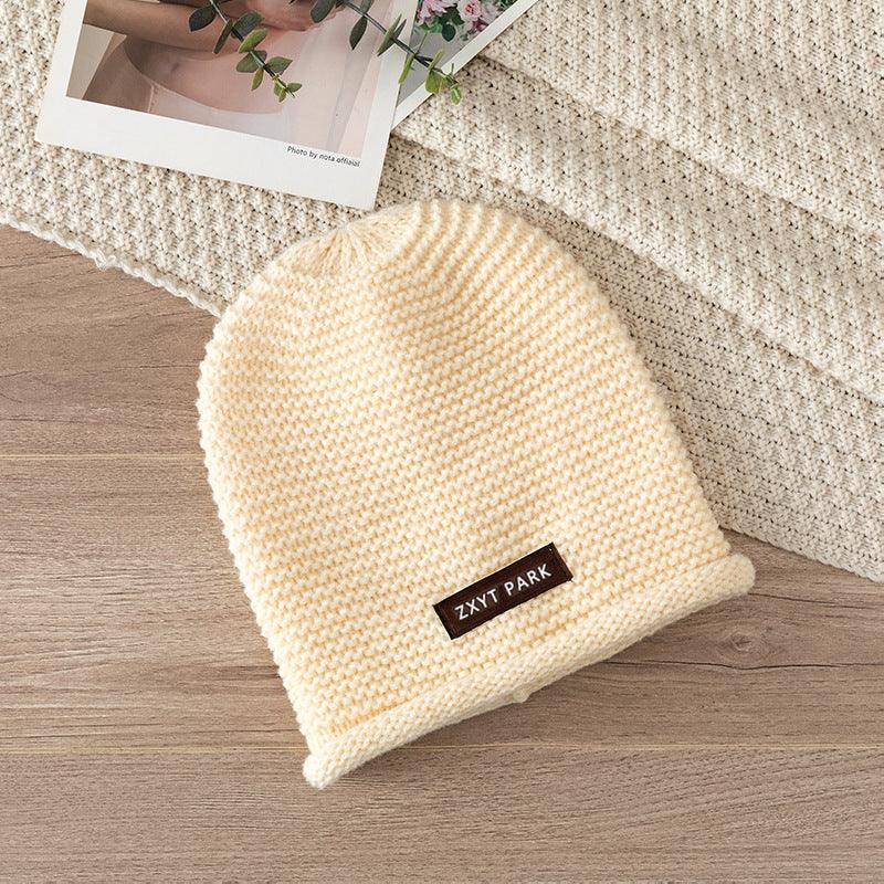 Letter Wool Knitted Sleeve Cap Women scarves, Shawls & Hats