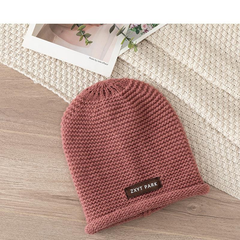 Letter Wool Knitted Sleeve Cap Women scarves, Shawls & Hats