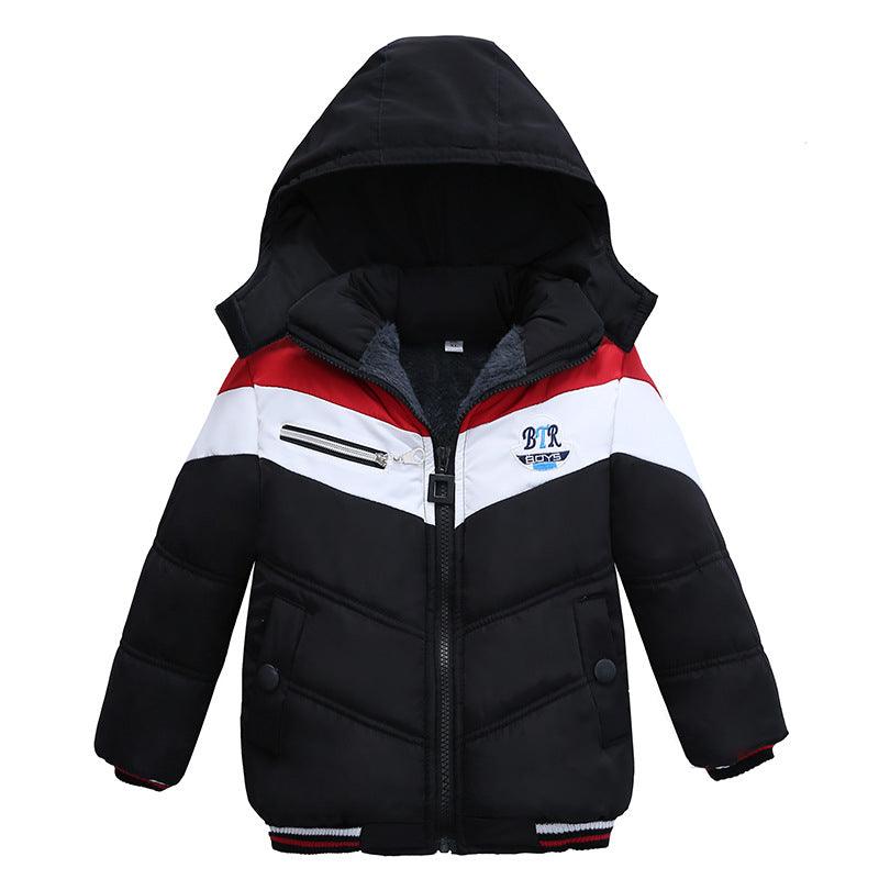 Long Sleeved Hooded Padded Jacket For Boys Kids clothes
