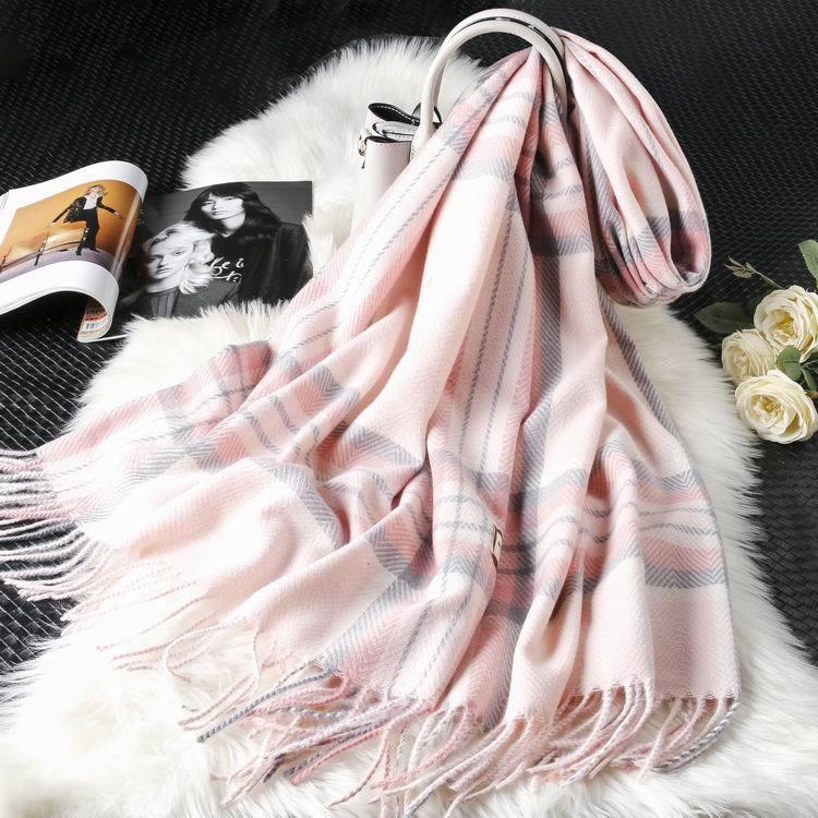 Long tassel double-sided cashmere shawl scarves, Shawls & Hats