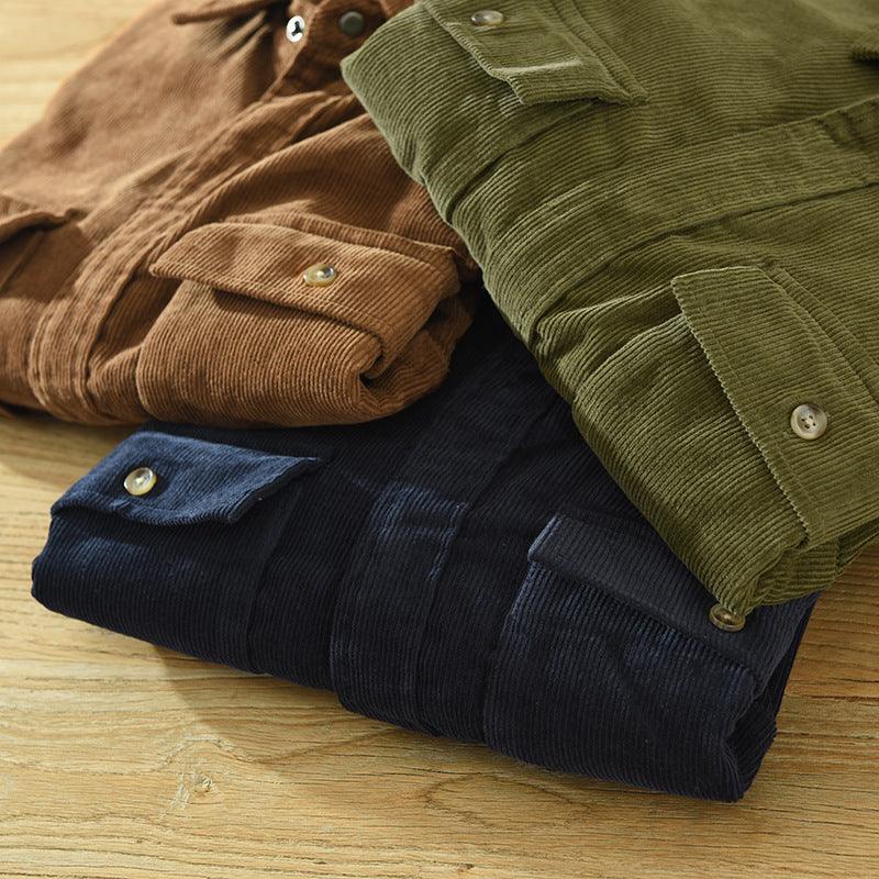 Loose Casual Pocket Men's Jacket men's clothing