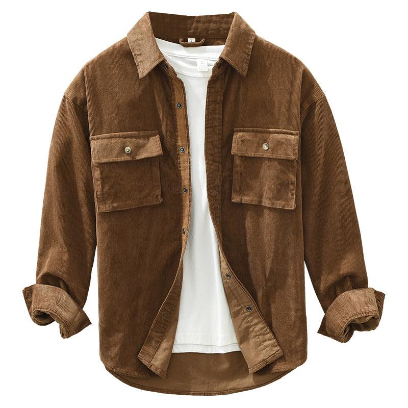 Loose Casual Pocket Men's Jacket men's clothing