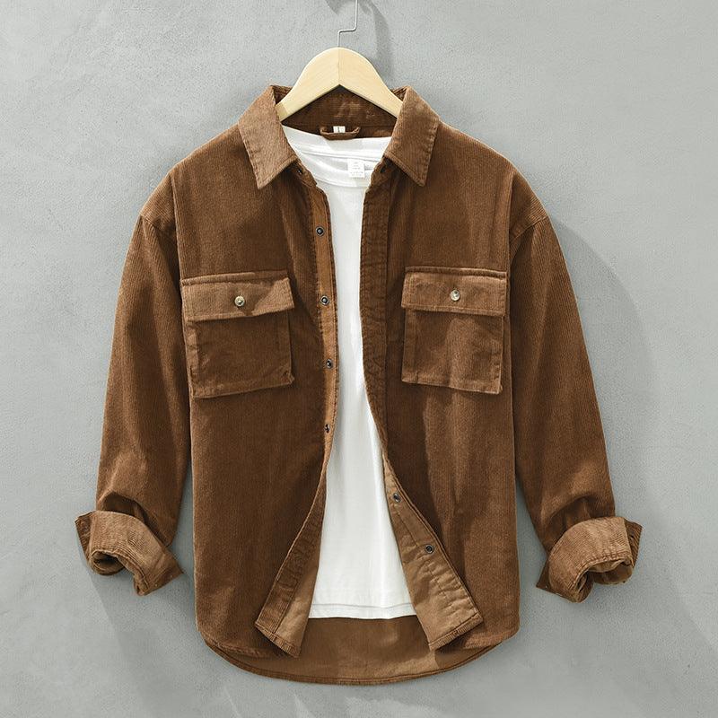 Loose Casual Pocket Men's Jacket men's clothing