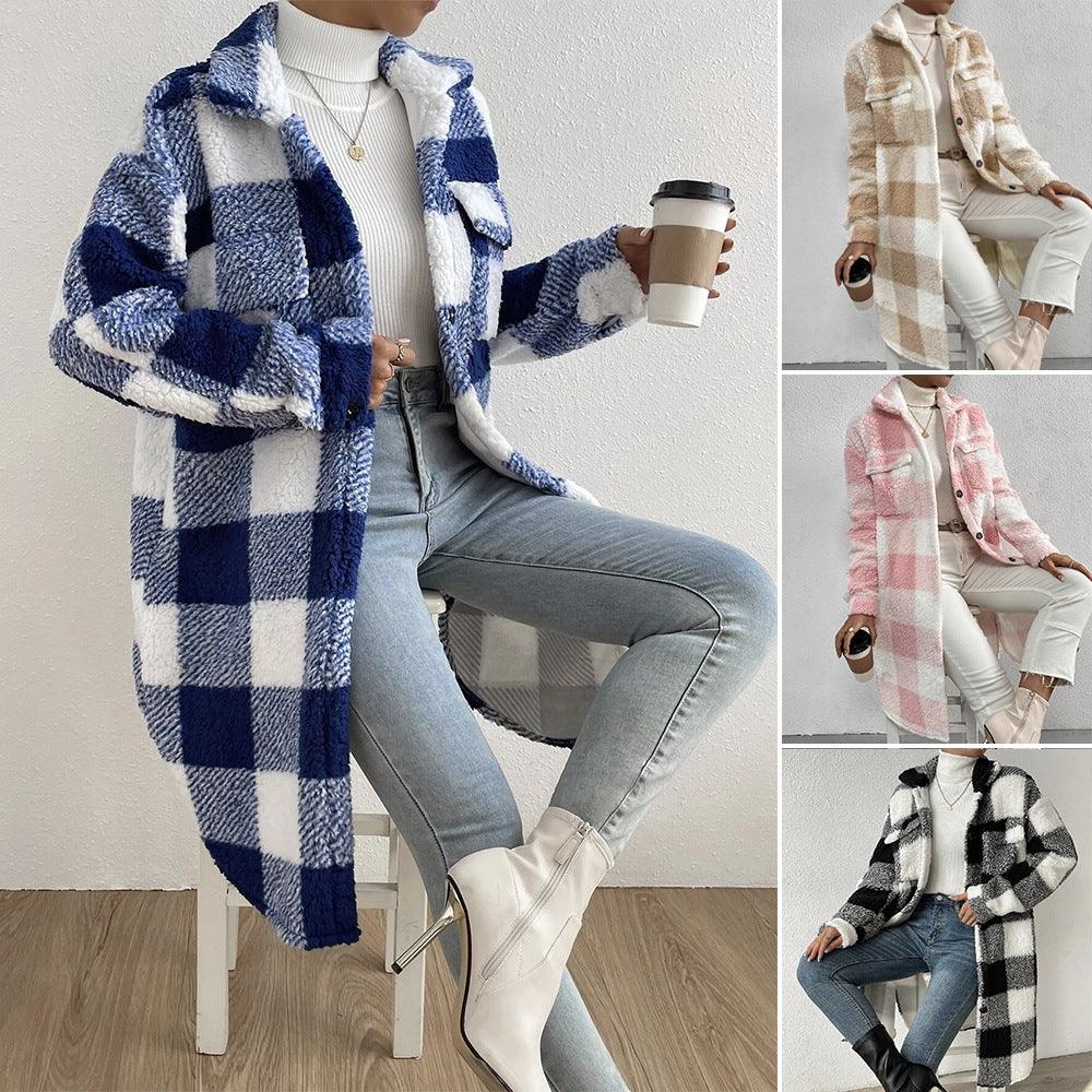 Loose Temperament Long-cut Coat Women winter clothes for women