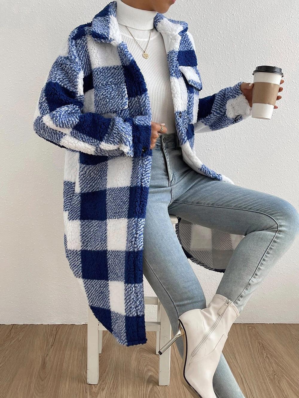 Loose Long-cut Coat Women winter clothes for women