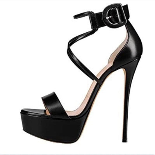 Low-top Design Average Size Black Patent Leather Shoes & Bags