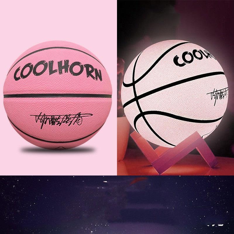 Luminous Basketball PU Soft Leather  Wear-resistant Non-slip fitness & Sports