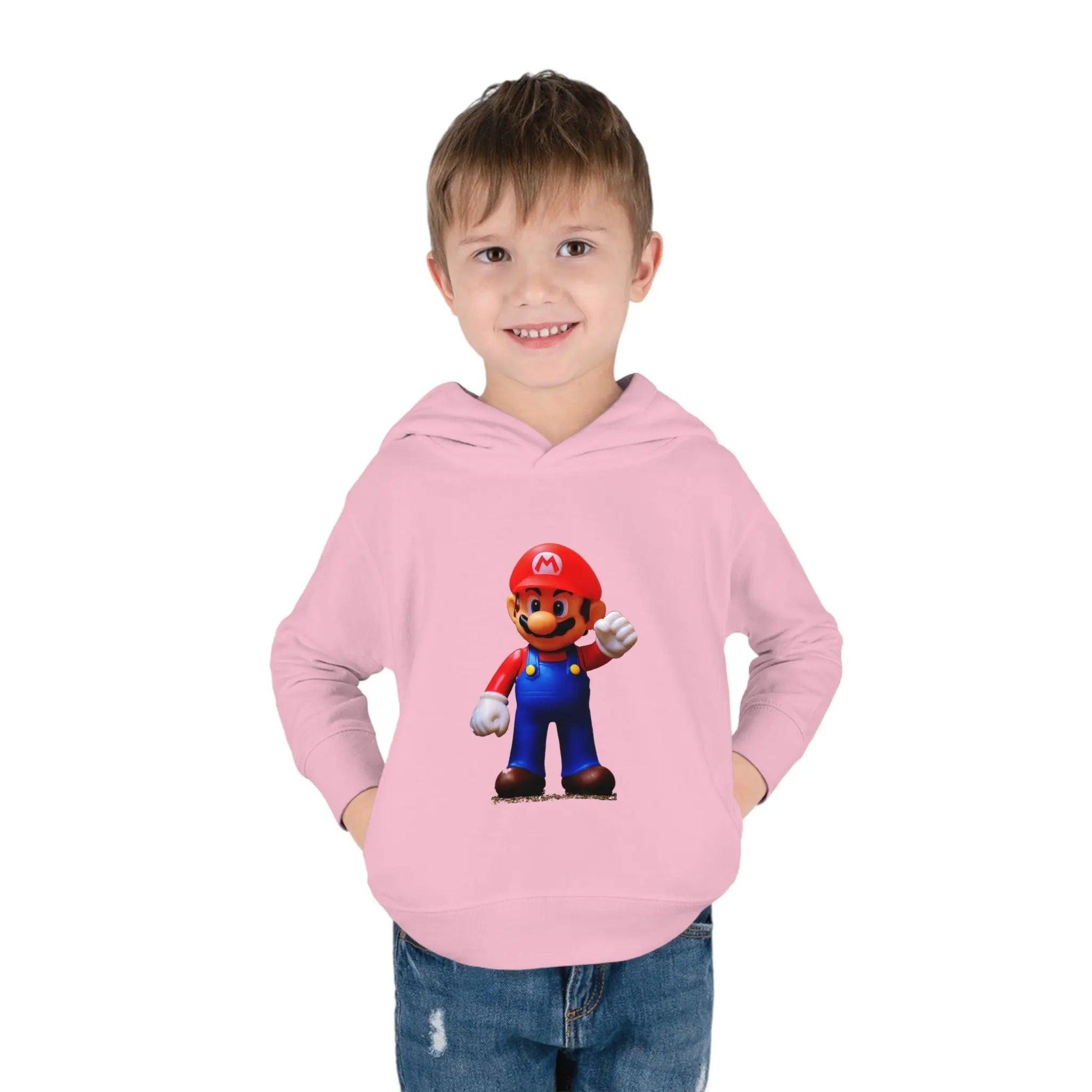 Mario - Toddler Pullover Fleece Hoodie Kids clothes