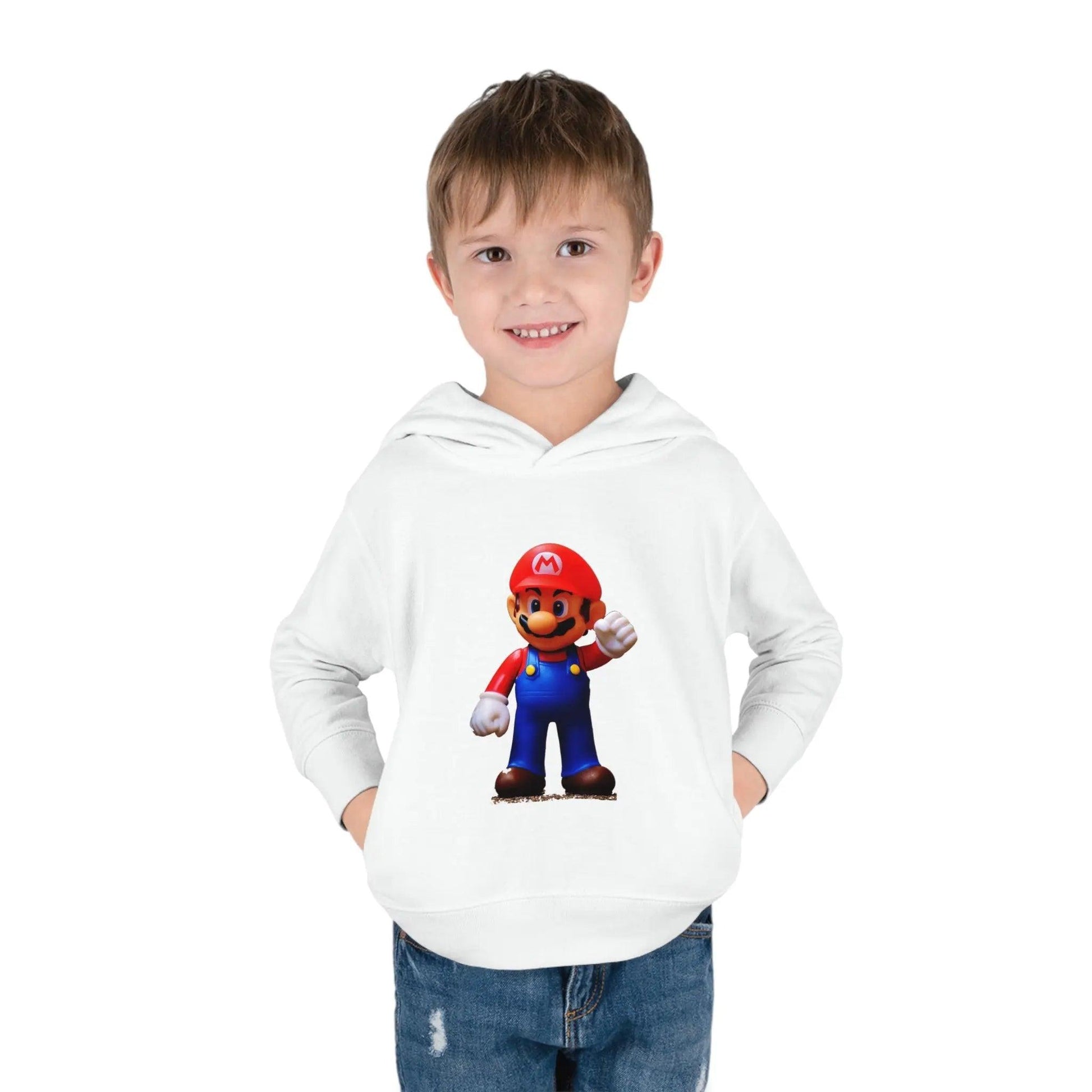 Mario - Toddler Pullover Fleece Hoodie Kids clothes