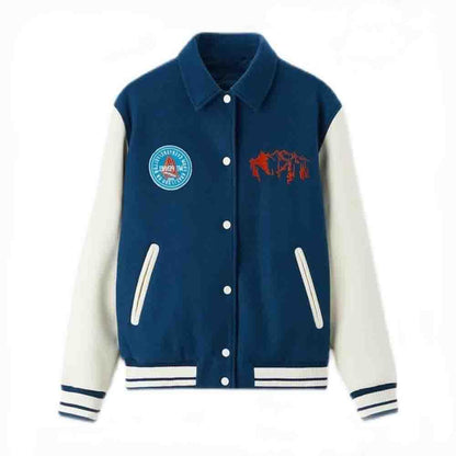 Men's Baseball Uniform Patch Stitching Pilot Jacket men's clothing