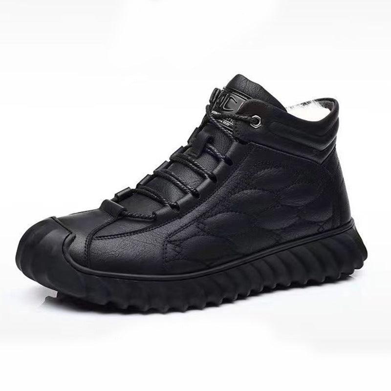 Men's Cotton Shoes Fleece-lined Winter shoes, Bags & accessories