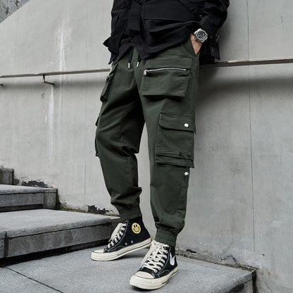 Men's Loose-fit Tapered Trousers Pants & Jeans