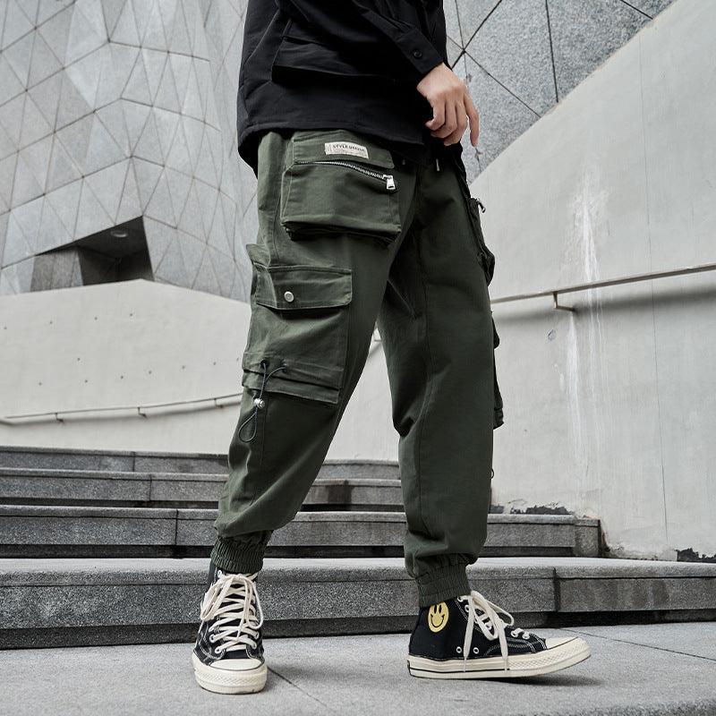 Men's Loose-fit Tapered Trousers Pants & Jeans