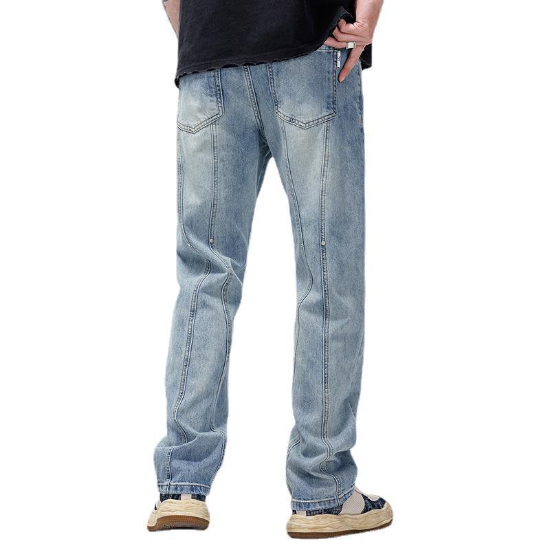 Men's Fashion Casual Loose Jeans Pants & Jeans