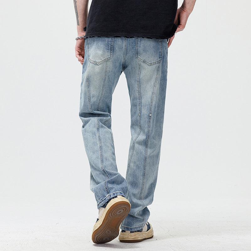 Men's Fashion Casual Loose Jeans Pants & Jeans