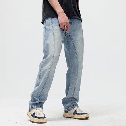 Men's Fashion Casual Loose Jeans Pants & Jeans