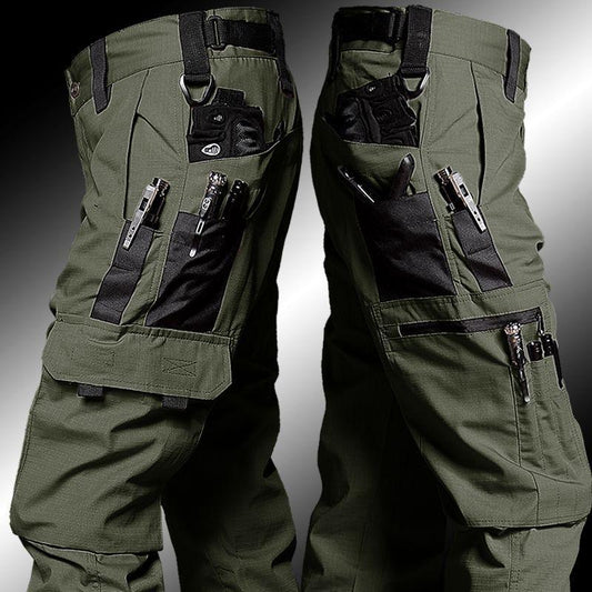 Men's Outdoor Waterproof Tactical Trousers Overalls Pants & Jeans