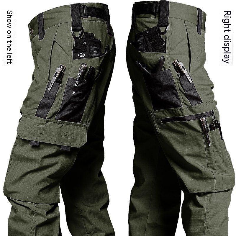 Men's Outdoor Waterproof Tactical Trousers Overalls Pants & Jeans