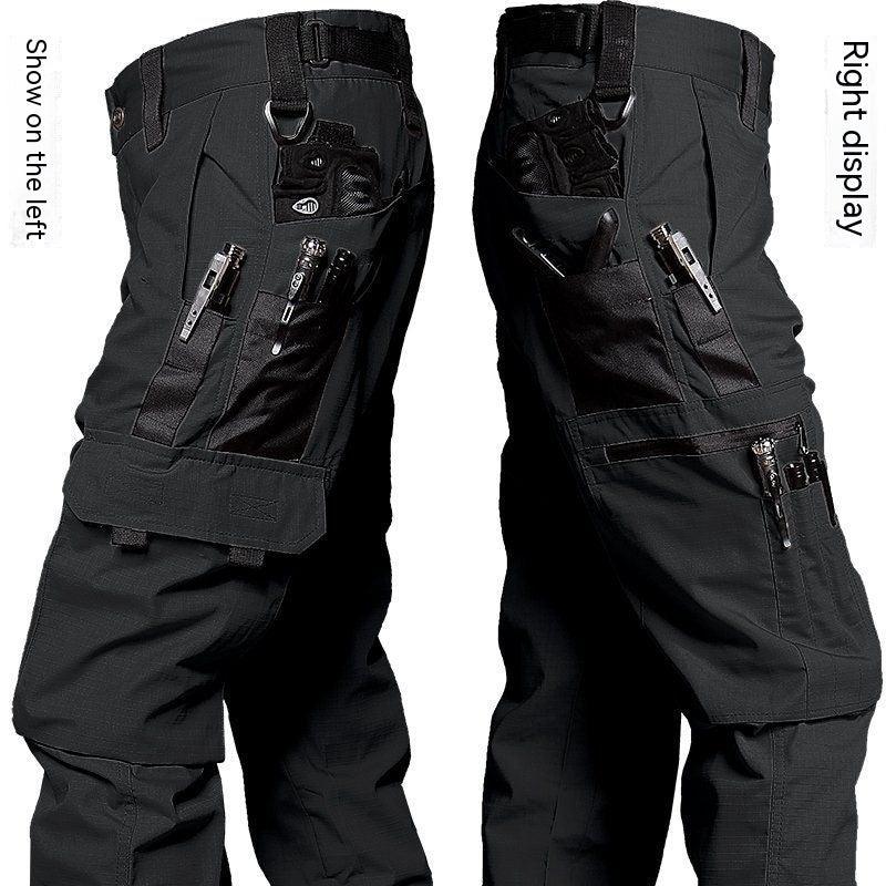 Men's Outdoor Waterproof Tactical Trousers Overalls Pants & Jeans