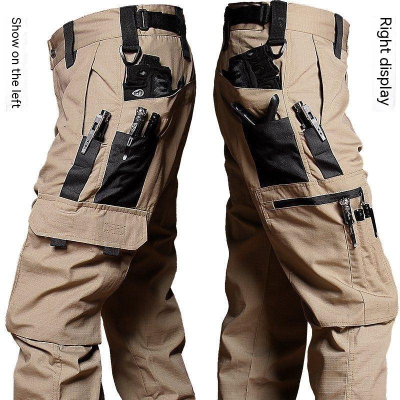 Men's Outdoor Waterproof Tactical Trousers Overalls Pants & Jeans