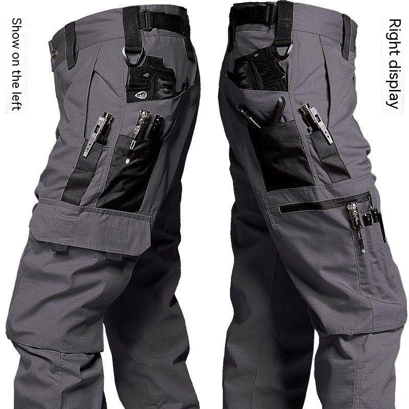 Men's Outdoor Waterproof Tactical Trousers Overalls Pants & Jeans