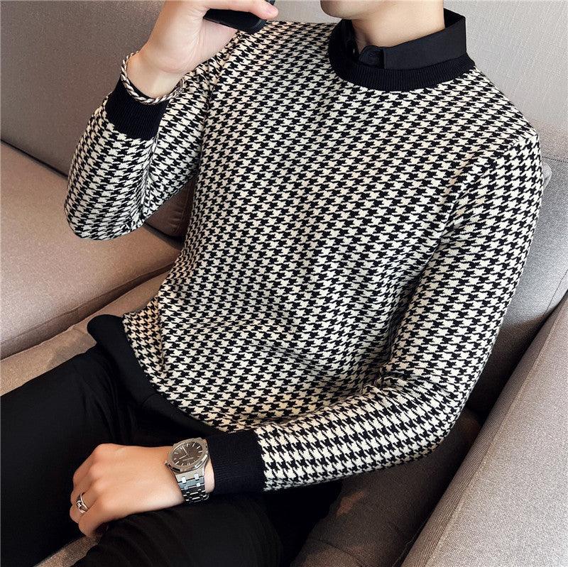 Men's Slim-fitting Casual Knitwear Sweater Winter clothes for men