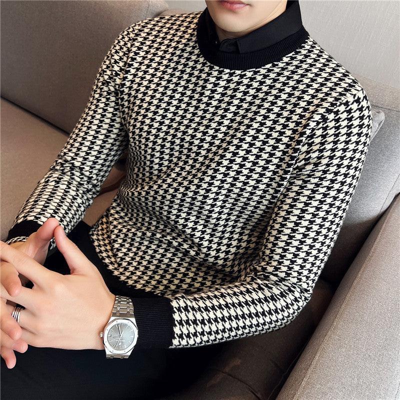 Men's Slim-fitting Casual Knitwear Sweater Winter clothes for men