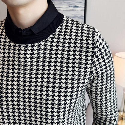 Men's Slim-fitting Casual Knitwear Sweater Winter clothes for men