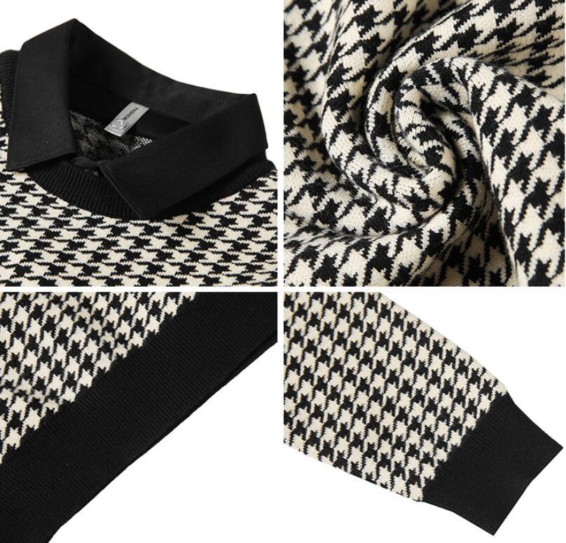 Men's Slim-fitting Casual Knitwear Sweater Winter clothes for men