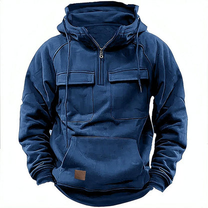 Men's Solid Color Casual Sweatshirt men's clothing