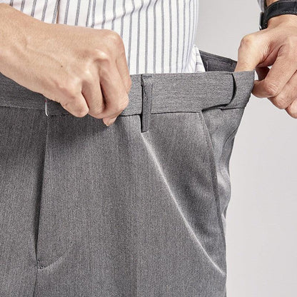 Men's Suit Pants Non-ironing Straight Business Pants & Jeans