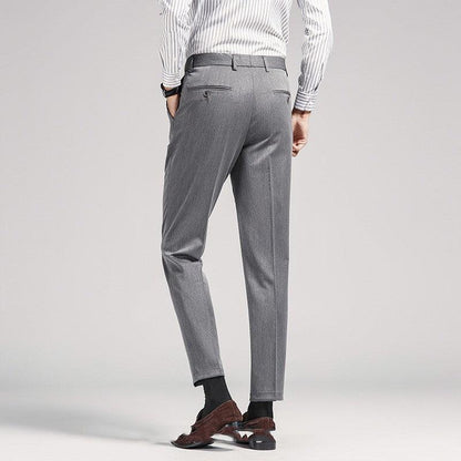 Men's Suit Pants Non-ironing Straight Business Pants & Jeans