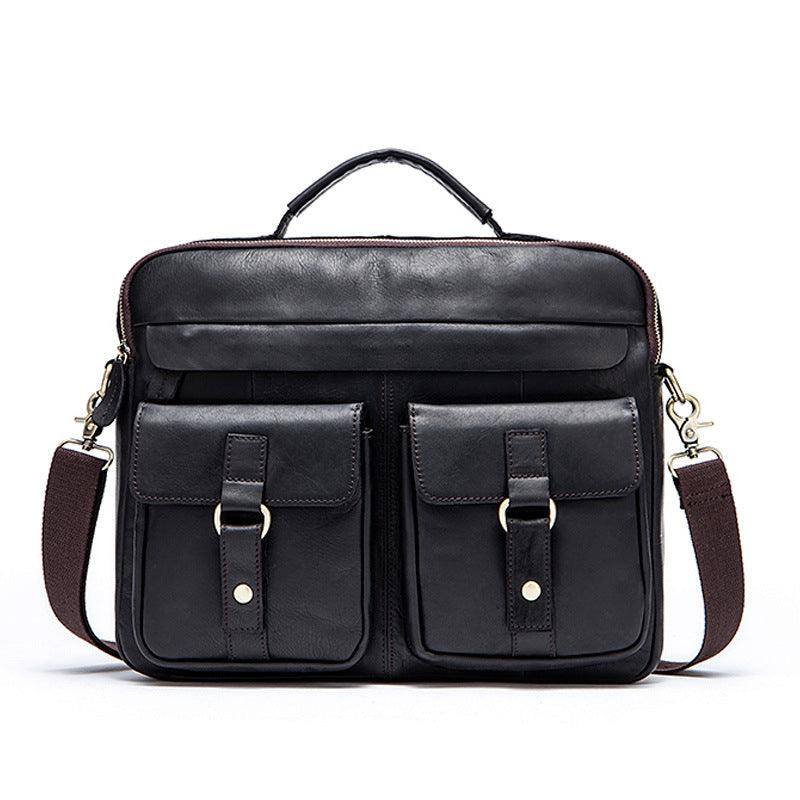 Men's Top Layer Cowhide Messenger Bag shoes, Bags & accessories