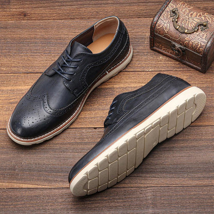 Men's Ultra-light Casual Comfortable Leather Sneakers shoes, Bags & accessories