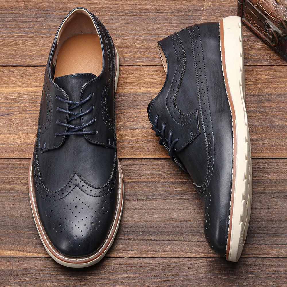 Men's Ultra-light Casual Comfortable Leather Sneakers shoes, Bags & accessories