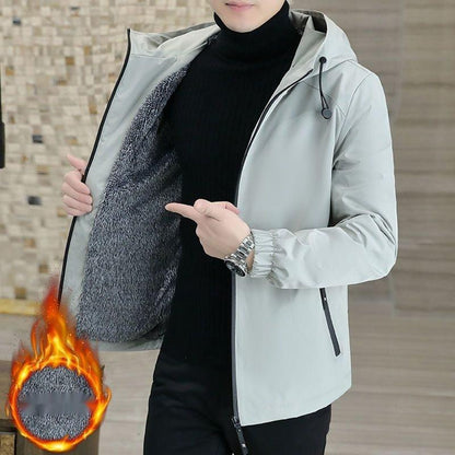 Men's Winter Trendy Fleece Jacket Windbreaker Winter clothes for men