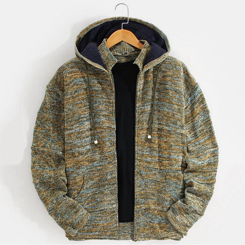 Men's Zipper Cardigan Sweater Coat Winter clothes for men