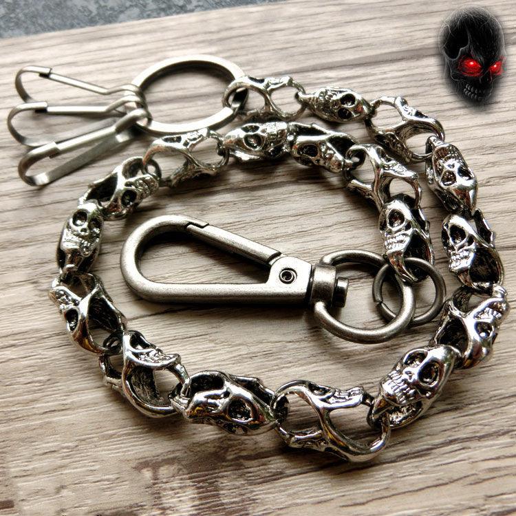 Metal Ghost Head Waist Pendant shoes, Bags & accessories