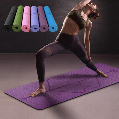 Non Slip TPE Yoga Mat fitness & Sports