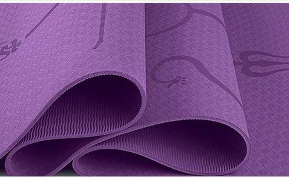 Non Slip TPE Yoga Mat fitness & Sports