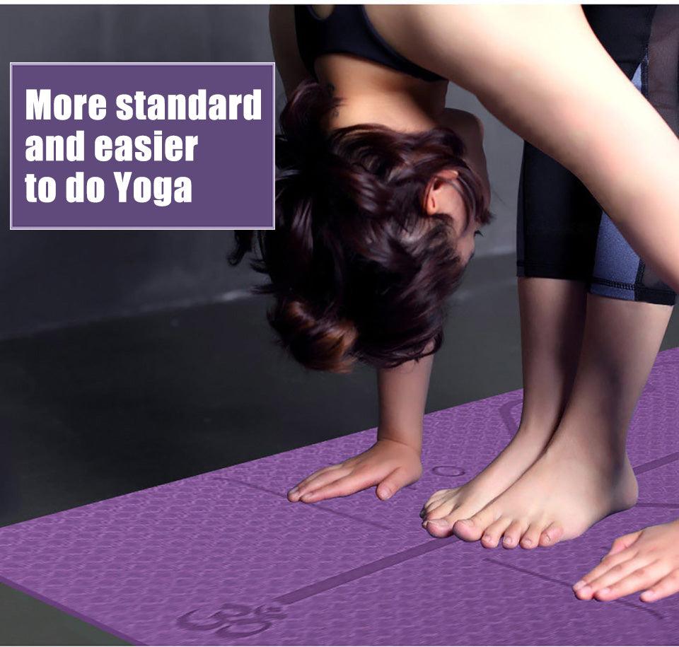 Non Slip TPE Yoga Mat fitness & Sports